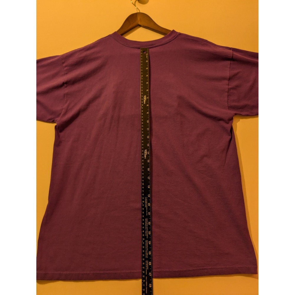 Fruit of the Loom T-Shirt Men XL Purple Embroidered Kids Vintage Style - Picture 6 of 7